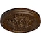Ekena Millwork Katheryn Ceiling Medallion (Fits Canopies up to 2 1/8"), 14 1/2"OD x 2 3/4"P, Root Beer Crackle CM14KTRBC - alternate 4